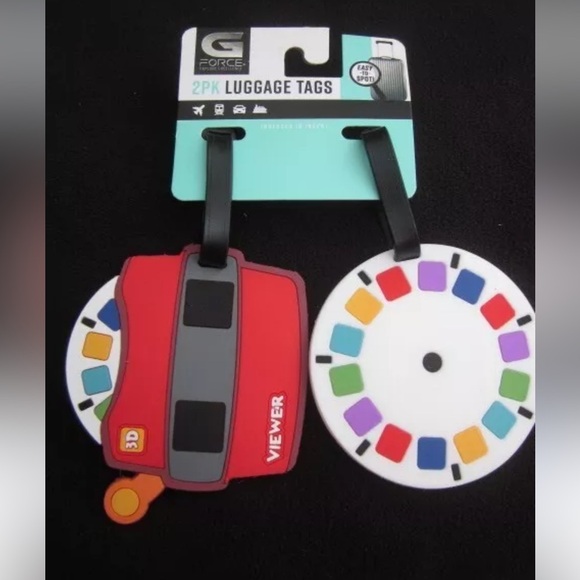 View-master Retro Luggage Tags, NWT - Picture 1 of 8